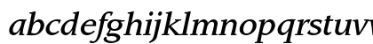 ITC Leawood Std Medium Italic Lowercase Preview