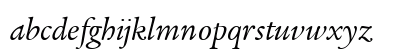 LegacySerITCBoo Italic Lowercase Preview