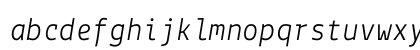 Lekton Nerd Font Italic Preview