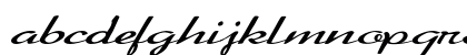 Lemillon Extra-expanded Regular Lowercase Preview