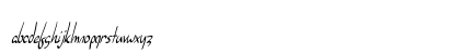 Lemon Lane Condensed Regular Lowercase Preview