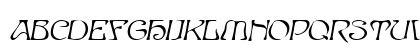 Lepton Oblique Lowercase Preview