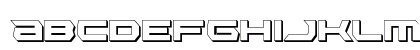 Lethal Force 3D Regular Lowercase Preview