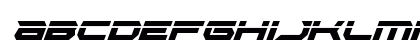 Lethal Force Laser Italic Lowercase Preview