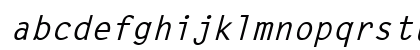 Letter Gothic Bold Italic Preview