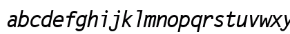 Letter Gothic Bold Italic Preview