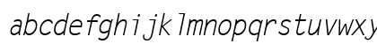 Letter Gothic Italic Preview
