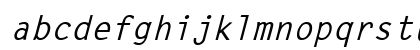 LetterGothic Bold Italic Preview
