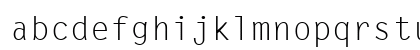 LetterGothic Regular Preview