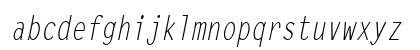 LetterGothicCond Italic Preview