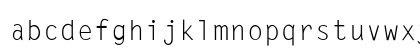 LetterGothic-Thin Regular Preview