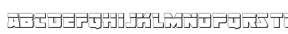Liberty Legion 3D Laser Regular Lowercase Preview