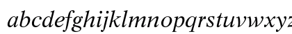 Life LT Std Italic Preview