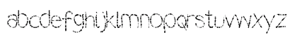 lilas Regular Lowercase Preview