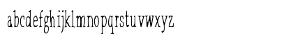 Lilith X Regular Lowercase Preview