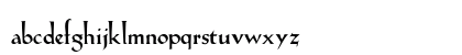 Lilith-Heavy Regular Lowercase Preview