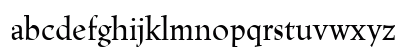 LinotypeTrajanus Roman Lowercase Preview
