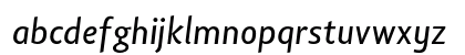 Lisboa Sans OSF Italic Preview