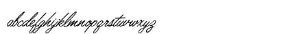 Lisbon Script Regular Lowercase Preview