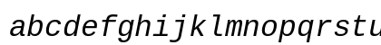 LiterationMono NF Italic Preview