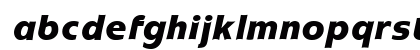 Mixage Black Italic Lowercase Preview