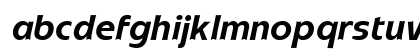 Mixage Bold Italic Lowercase Preview