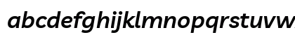 Livvic SemiBold Italic Lowercase Preview