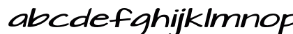 Lolliplop Expanded Italic Preview