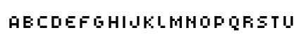 LomoWebPixel LT Std 4 Regular Lowercase Preview