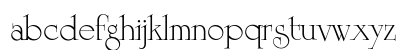 London Regular Lowercase Preview