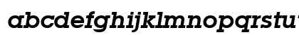 Lubbers BoldItalic Lowercase Preview