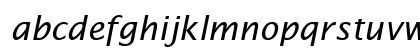 Lucida Sans Italic Lowercase Preview