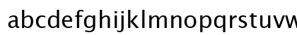Lucida Sans Regular Lowercase Preview