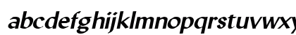 Lynda-Wide Bold Italic Lowercase Preview