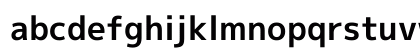 M+ 1p Bold Lowercase Preview