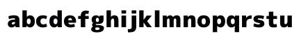 M+ 2p black Regular Lowercase Preview