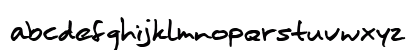 moanHand Regular Lowercase Preview