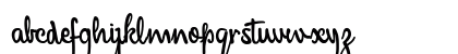 Mandela Script Personal Use Regular Lowercase Preview