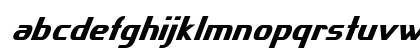Mangia Bold Italic Lowercase Preview