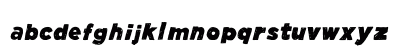 Manhattan Hand Bold Italic Lowercase Preview