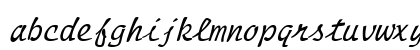 Manuscript Italic Lowercase Preview