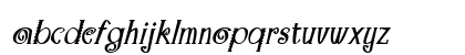 Maraca Bold Italic Lowercase Preview