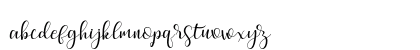 Marchy Script Regular Lowercase Preview