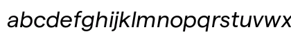 Matter SQ TRIAL Regular Italic Lowercase Preview