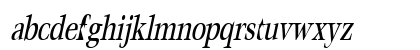 MatureCondensed Italic Preview