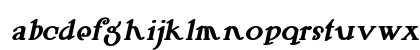 McGraw Bold Italic Lowercase Preview