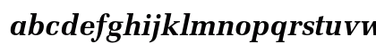 Melior LT Std Bold Italic Lowercase Preview