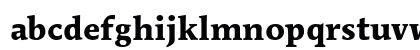 ITC Mendoza Roman Std Bold Lowercase Preview