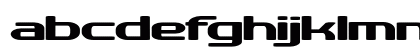 Mercuron Expanded Bold Lowercase Preview