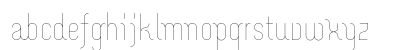 Merijntje ExtraLight Lowercase Preview